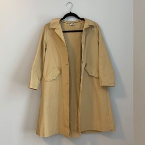 Beige trench coat